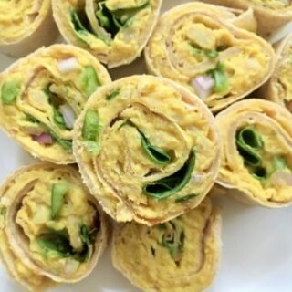 CHICKPEA SALAD PINWHEELS