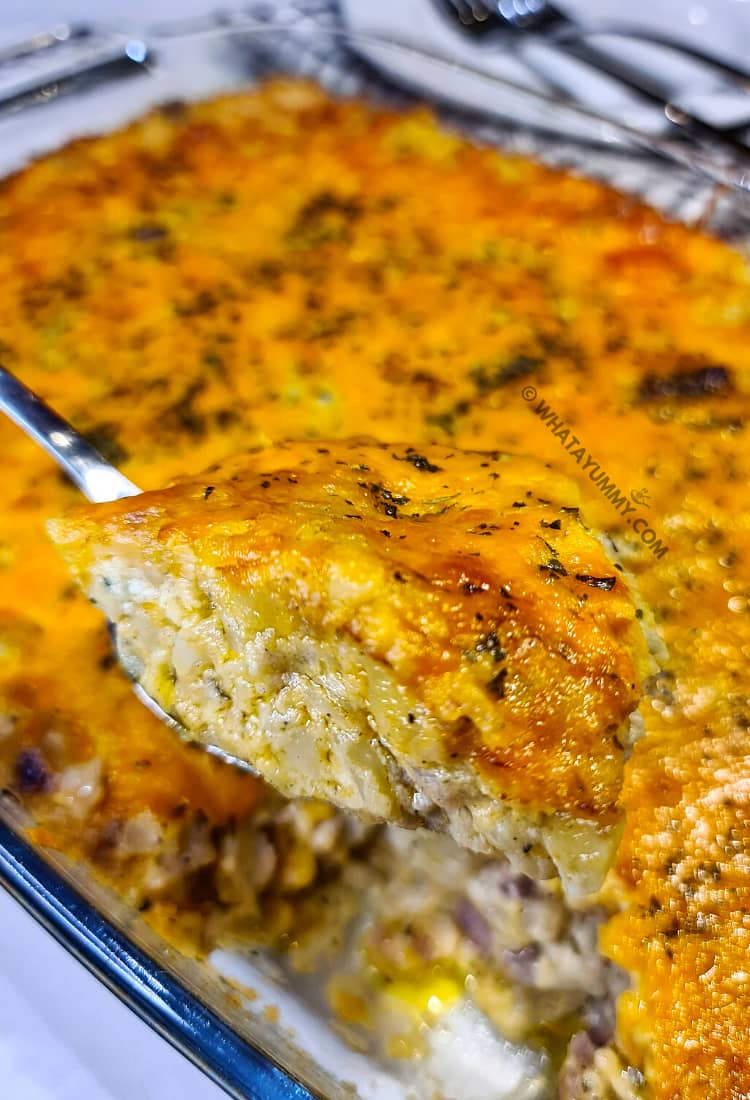 Copycat cracker barrel hashbrown casserole what a yummy