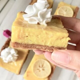 MELT IN YOUR MOUTH VEGAN LEMON BARS