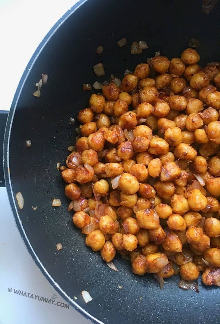 Vegan Sticky Sesame Chickpea Recipe