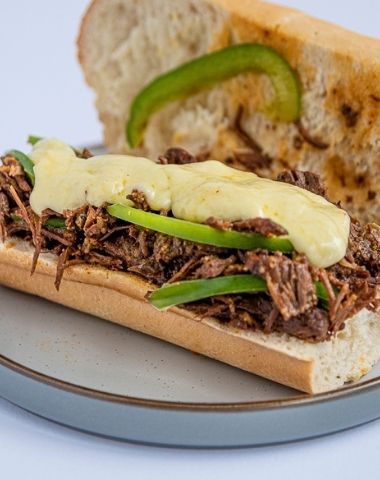 SLOW COOKER PHILLY CHEESE STEAK