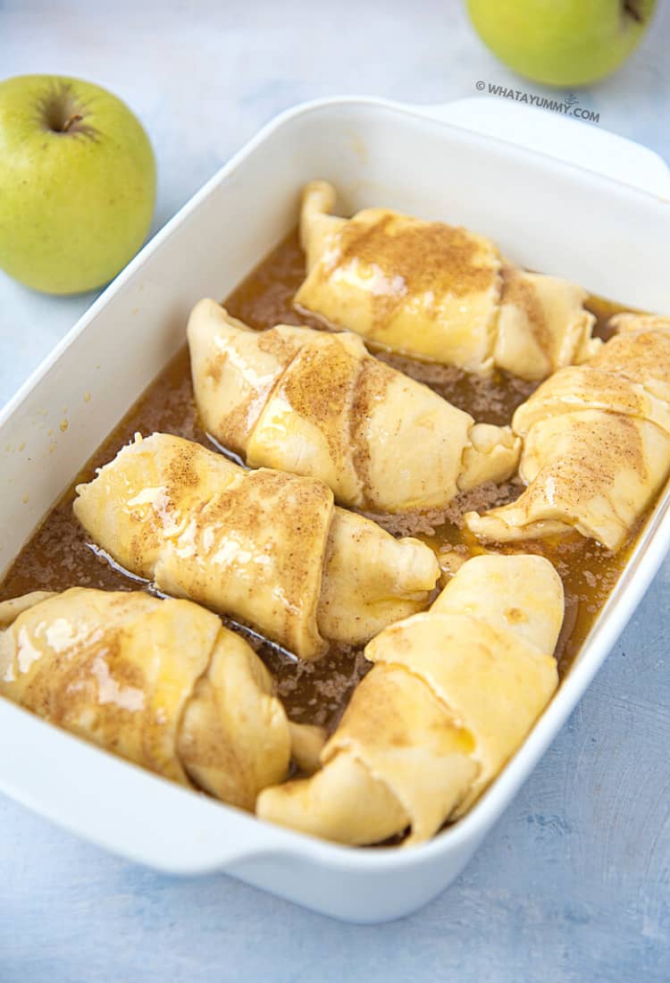 CRESCENT ROLL APPLE DUMPLINGS