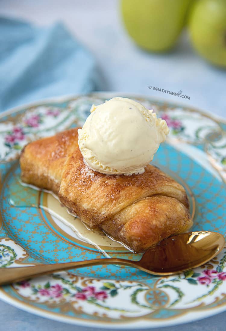 Crescent Roll Apple Dumplings - Yummy Recipes