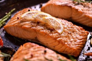 how long to bake salmon at 375